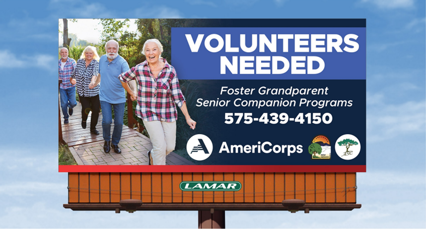 ASC Senior Volunteer Programs Lamar Billboard in Alamogordo, NM