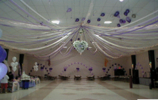 Ballroom Decorated in the Civic Center
