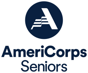 AmericCorps Seniors logo in blue
